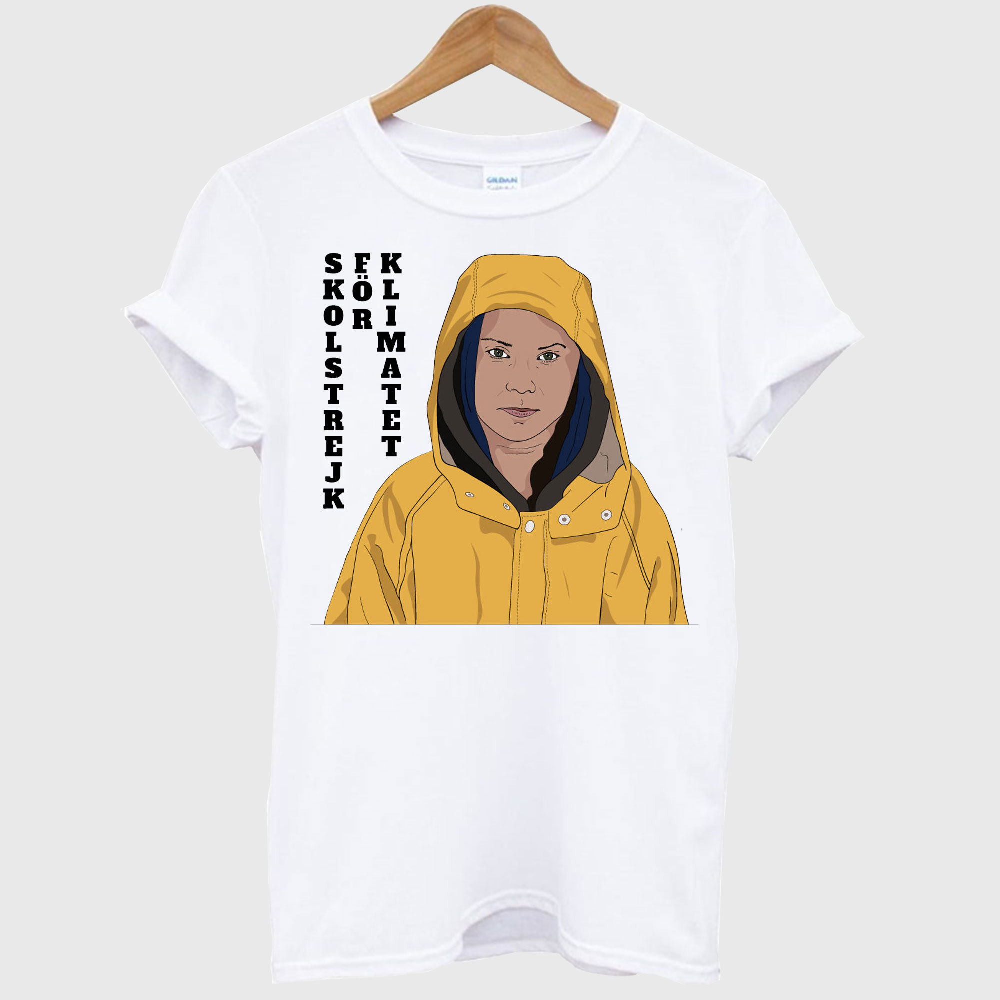 Greta Thunberg White T shirt