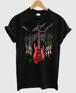 Guitar Angel Wings T shirt