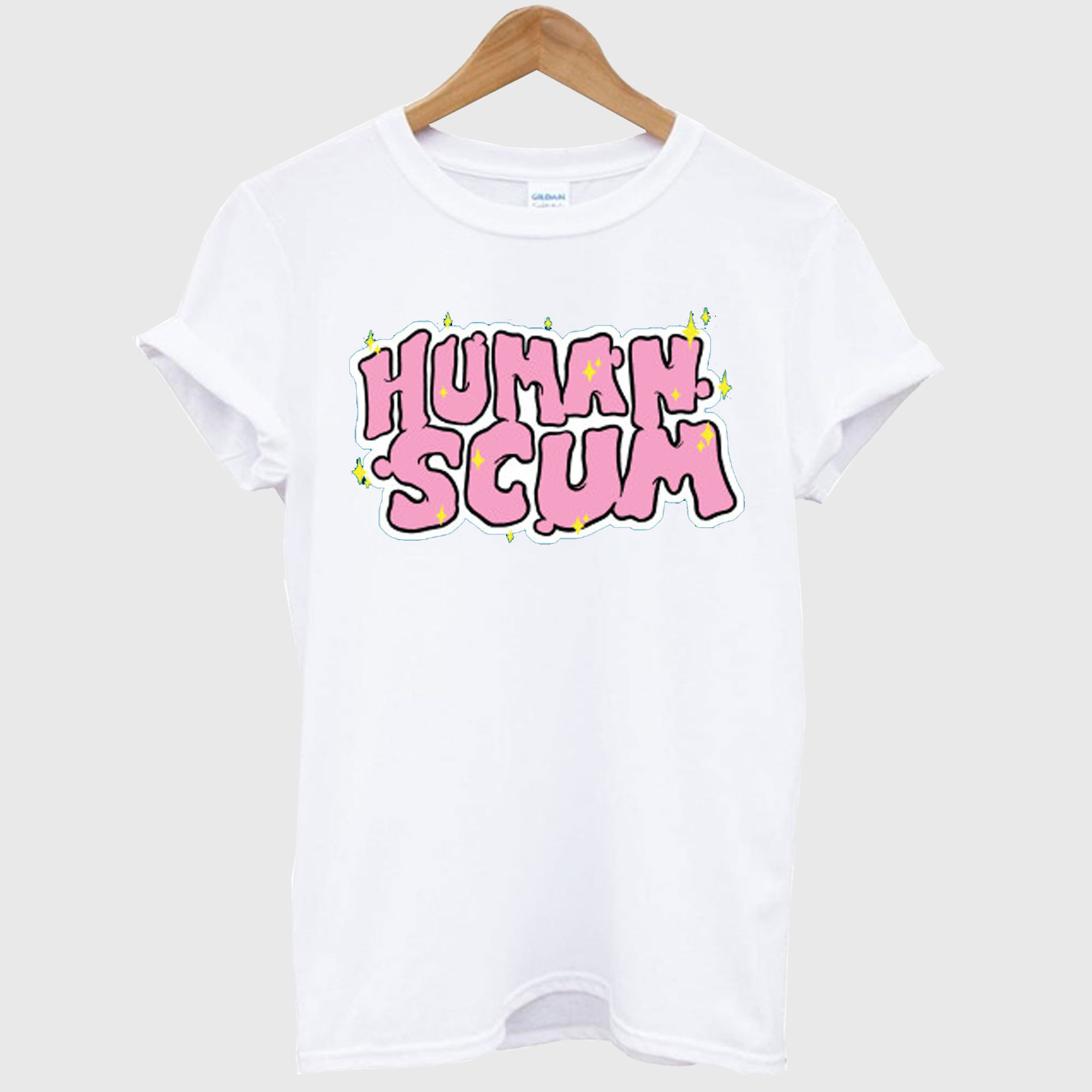 Human Scum Black T shirt