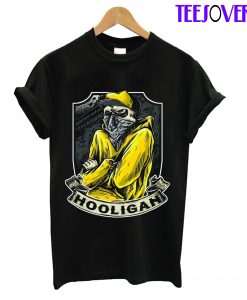 Illustration Of Soccer Fans Hooligan T-Shirt