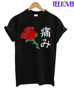 Japanese Aesthetic Rose T-Shirt