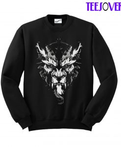 Lycanthrope Illustration Sweatshirt