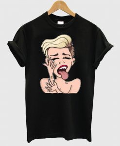 Miley Cyrus Cartoon T Shirt