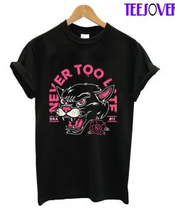 Never Too Lite Cat T-Shirt