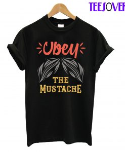 Obey The Mustache Vector T-Shirt