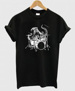 Octopus Playing Drums T shirt