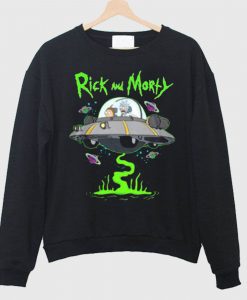 Rick And Morty UFO Big Sweatshirt