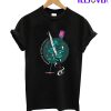 Rose and Dagger Design Crewneck T-Shirt