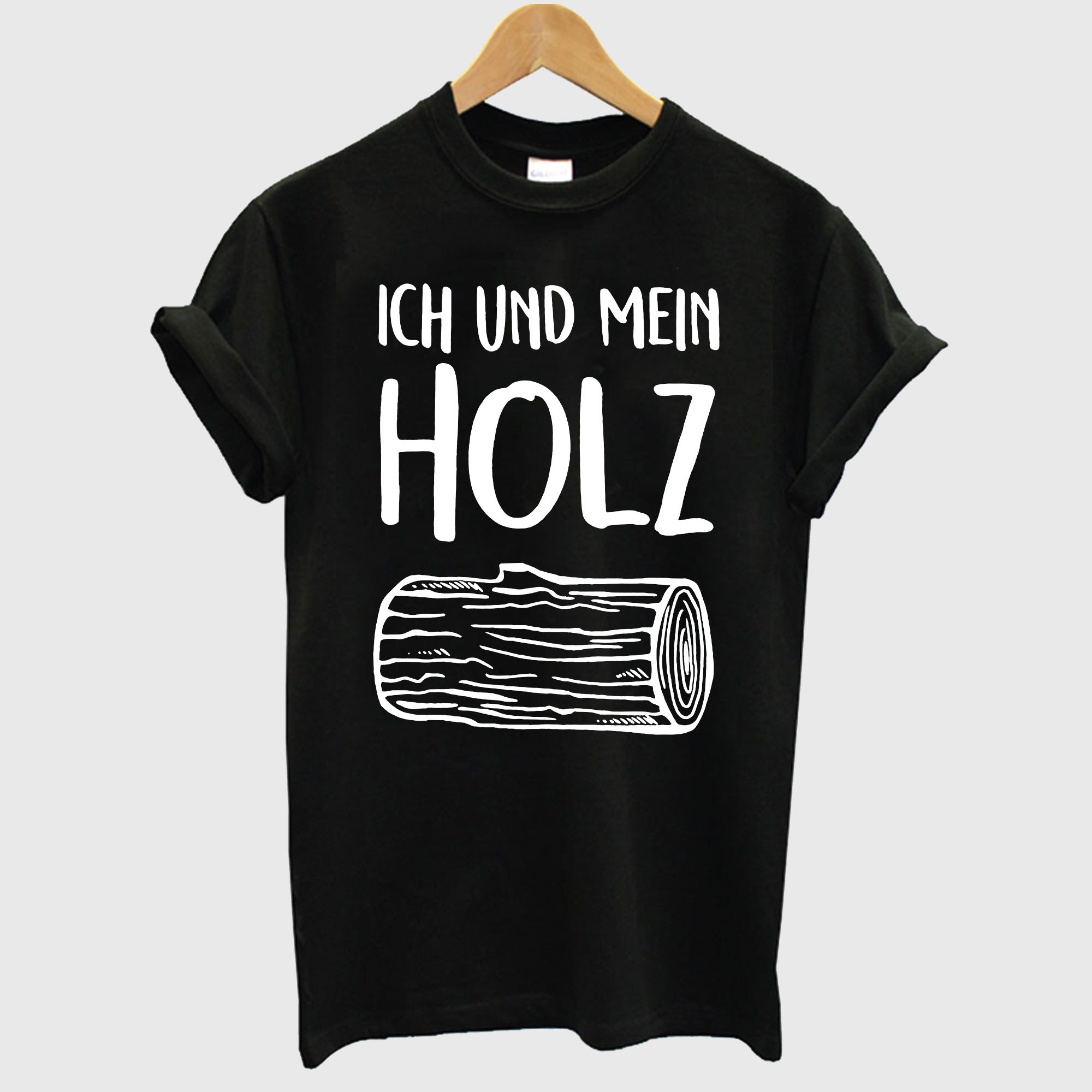 Sambosa Holz Ich und mein Holz Herren T shirt