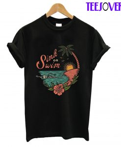 Sink Or Swim Skull T-Shirt