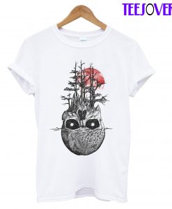 Sunset Twig Skulls T-Shirt