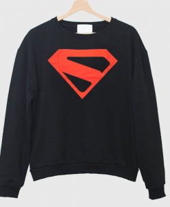 Superman Logo Crisis on Infinite Earths Sweatshirt