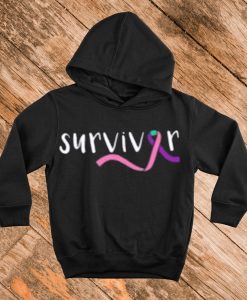 Survivor Cancer Ribbon Hoodie