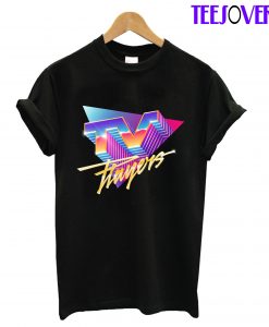 TV Players Synthwave Logos T-Shirt