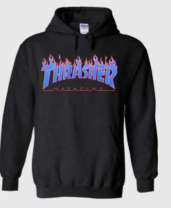 Thrasher Blue Pink Hoodie