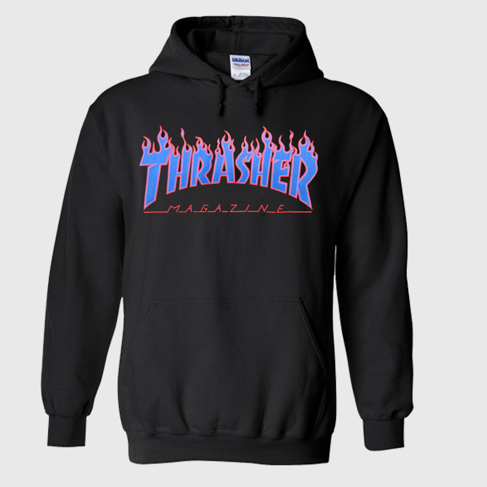 Thrasher Blue Pink Hoodie