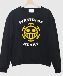 Trafalgar D. Water Law Pirates of Heart Sweatshirt