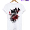 Tras Polka Wolf And Bird T-Shirt