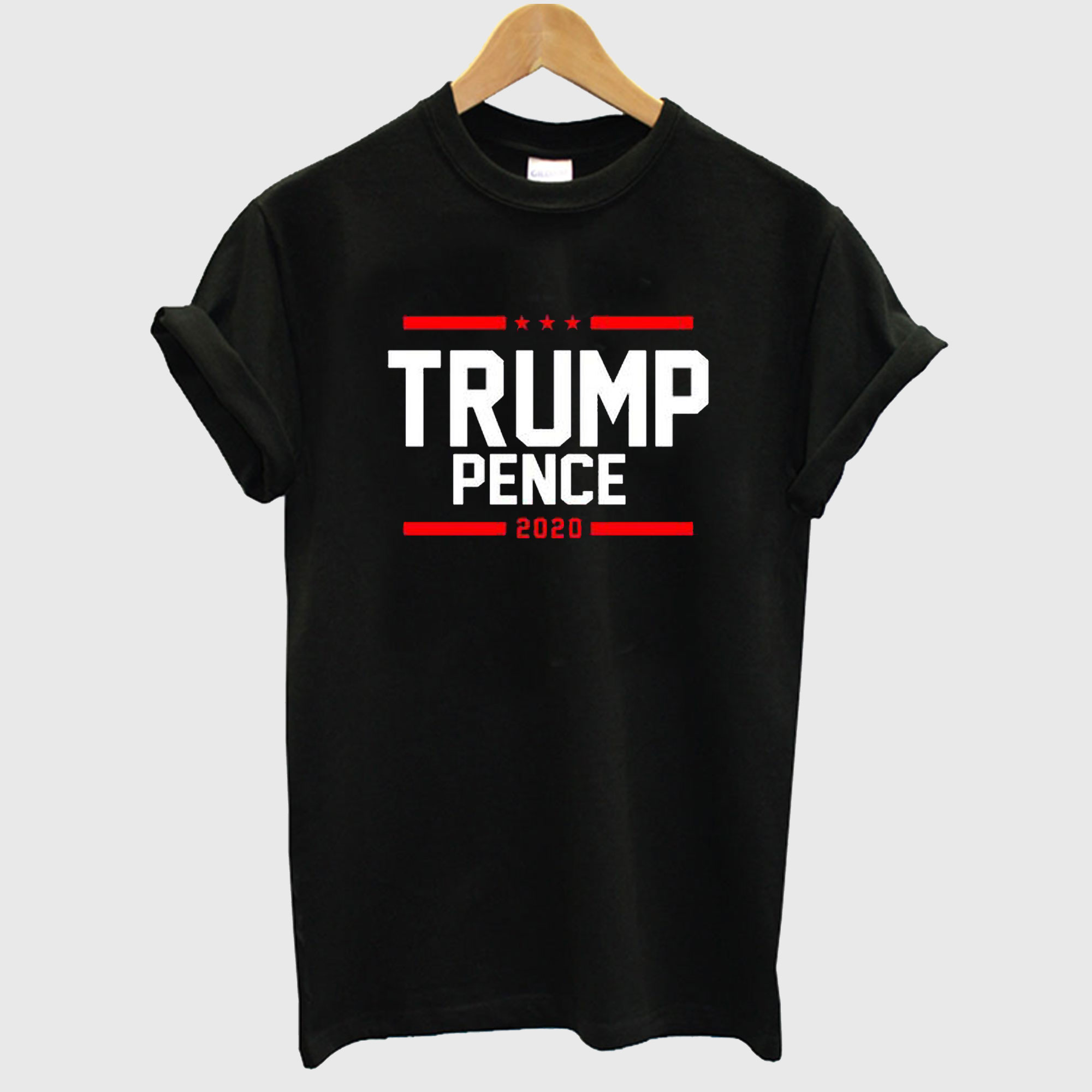 Trump pence 2020 Black T shirt