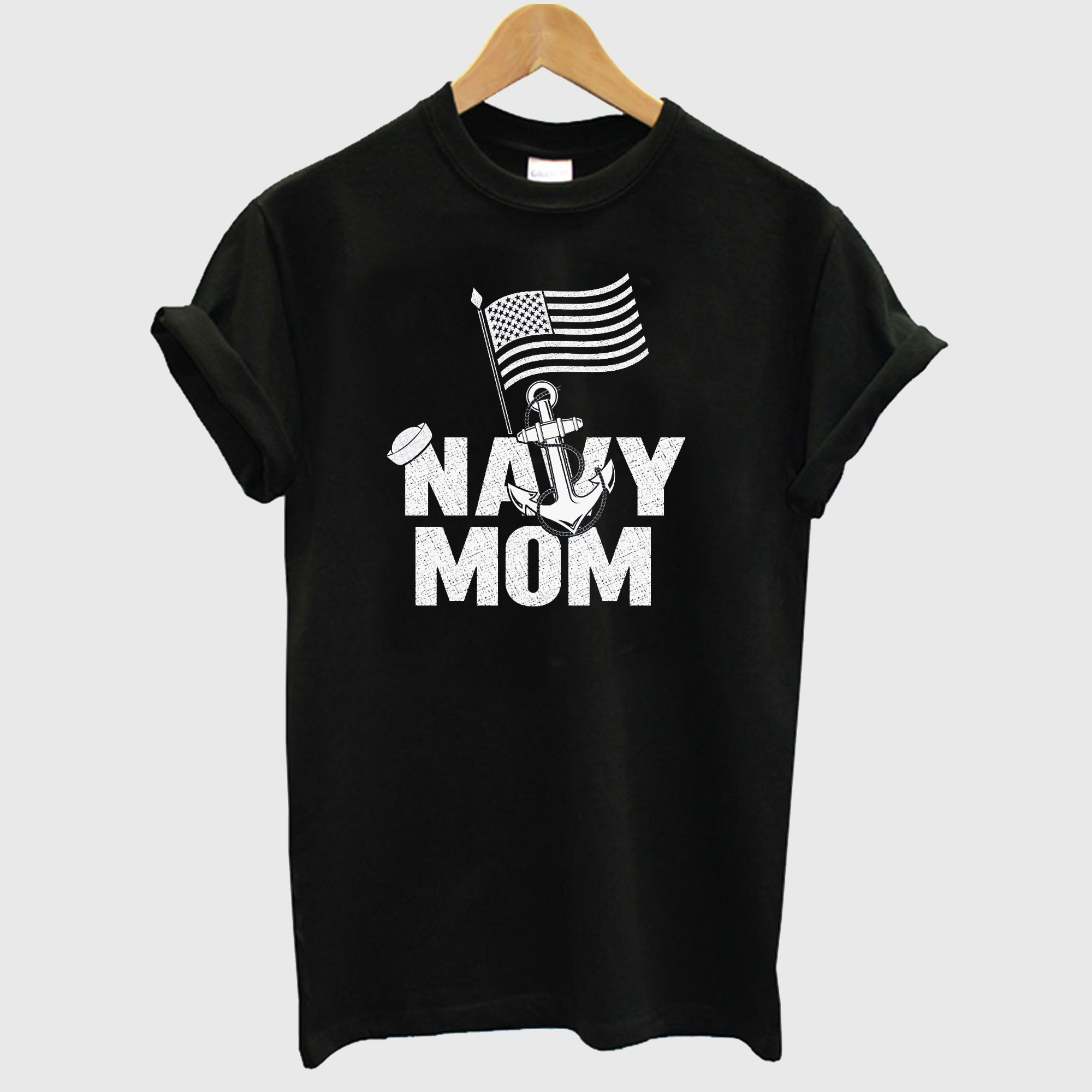 USA Navy Mom T-Shirt