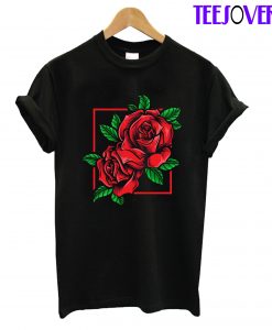 Vetor De Rosas Vermelhas T-Shirt