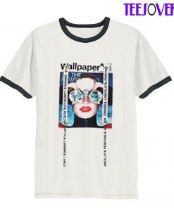 Wallpaper Girl Ringer T-Shirt