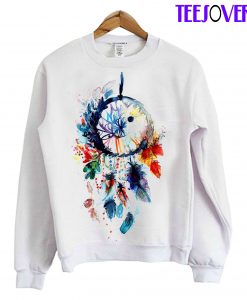 Watercolor Dreamcatcher Swetshirt