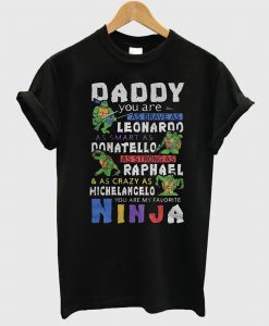 Father's Day Dad Teenage Mutant Ninja Turtles T-Shirt