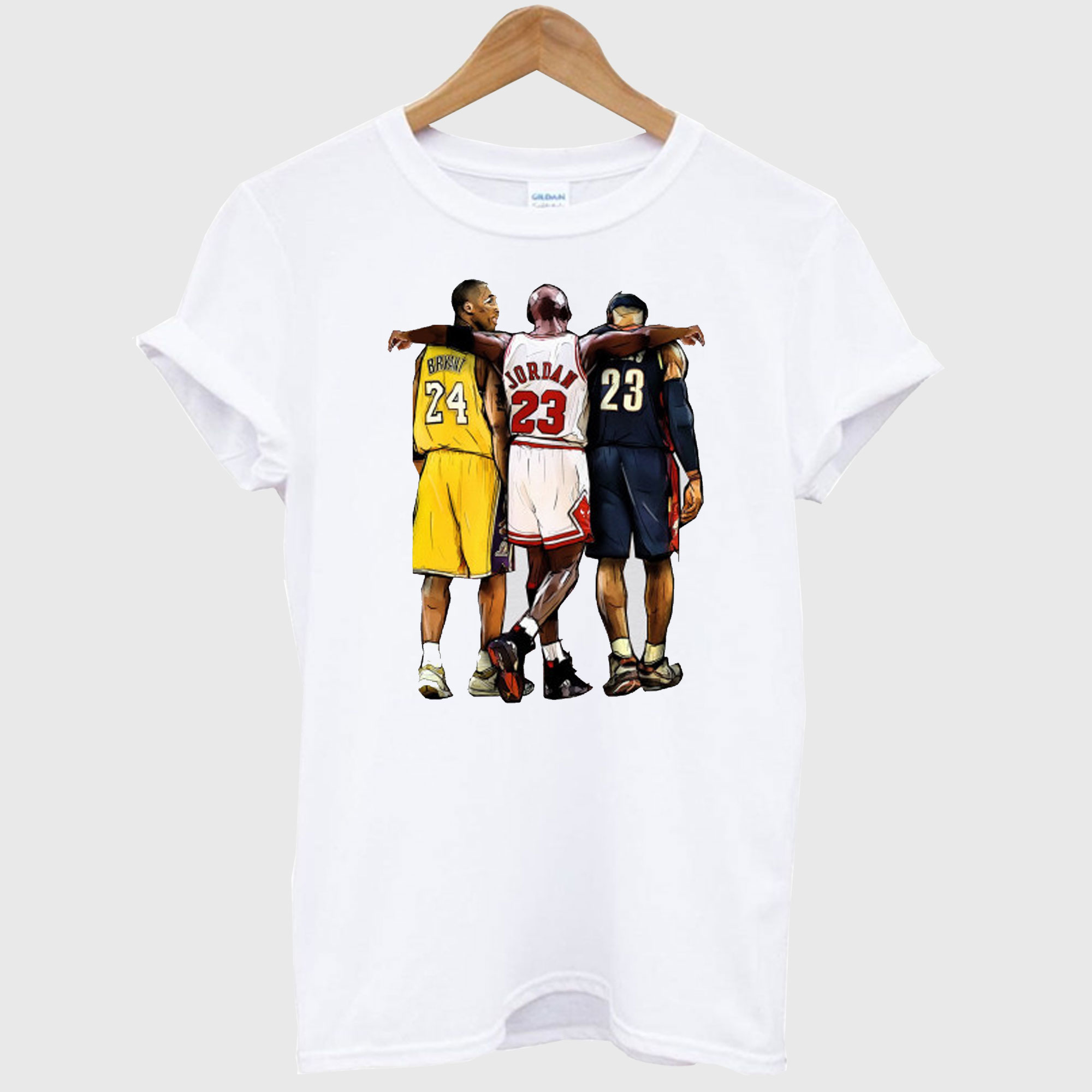 Lebron James Michael Jordan Kobe T shirt