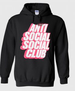 Anti Social Social Club Pink Hoodie