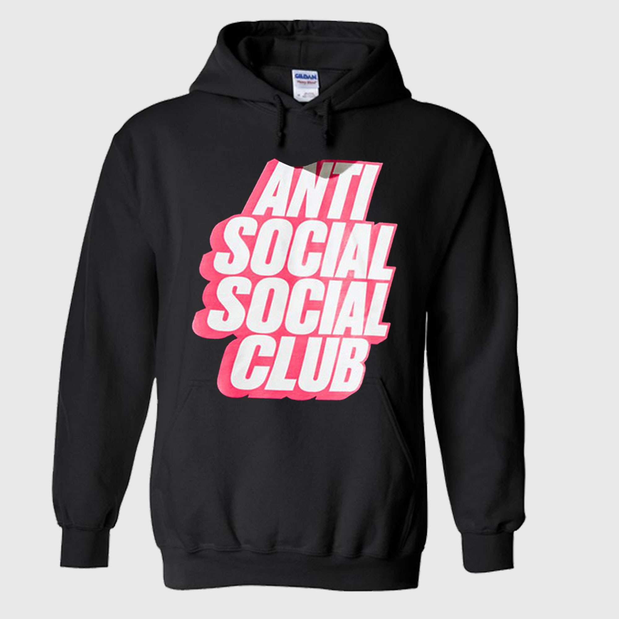 Anti Social Social Club Pink Hoodie