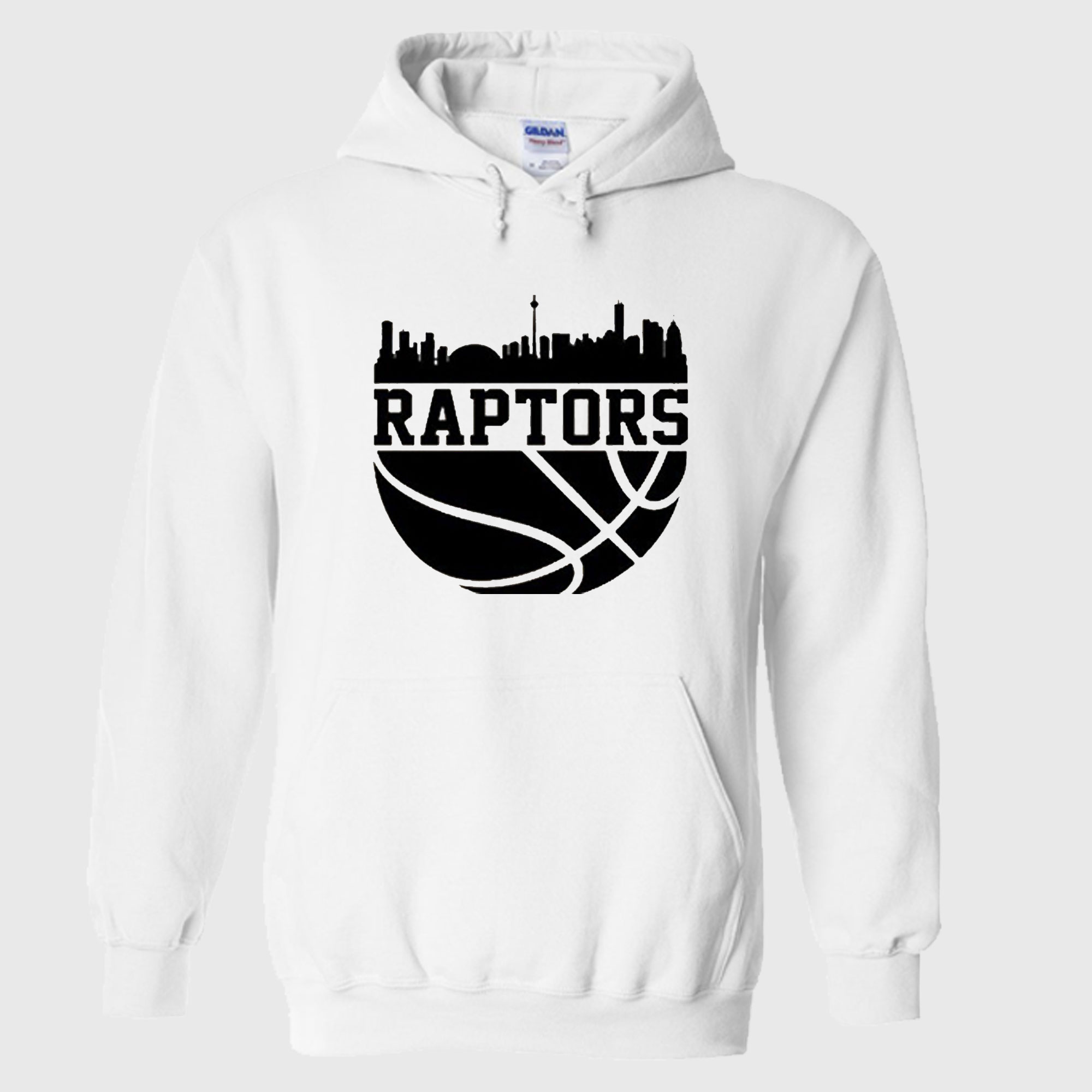 white raptors hoodie