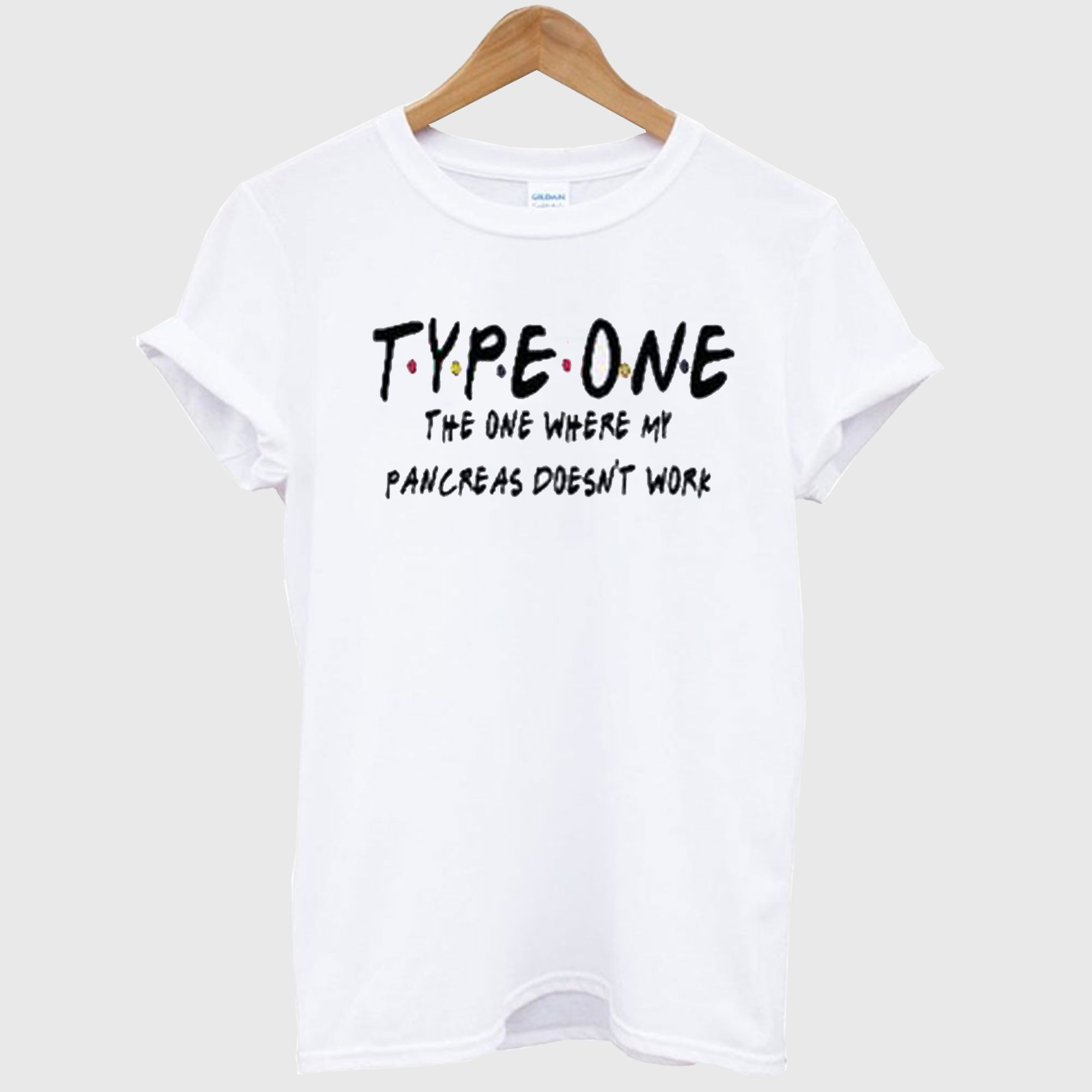 Type One Diabetes Friends T Shirt