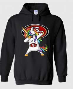 San Francisco 49ers Dabbing Unicorn Hoodie