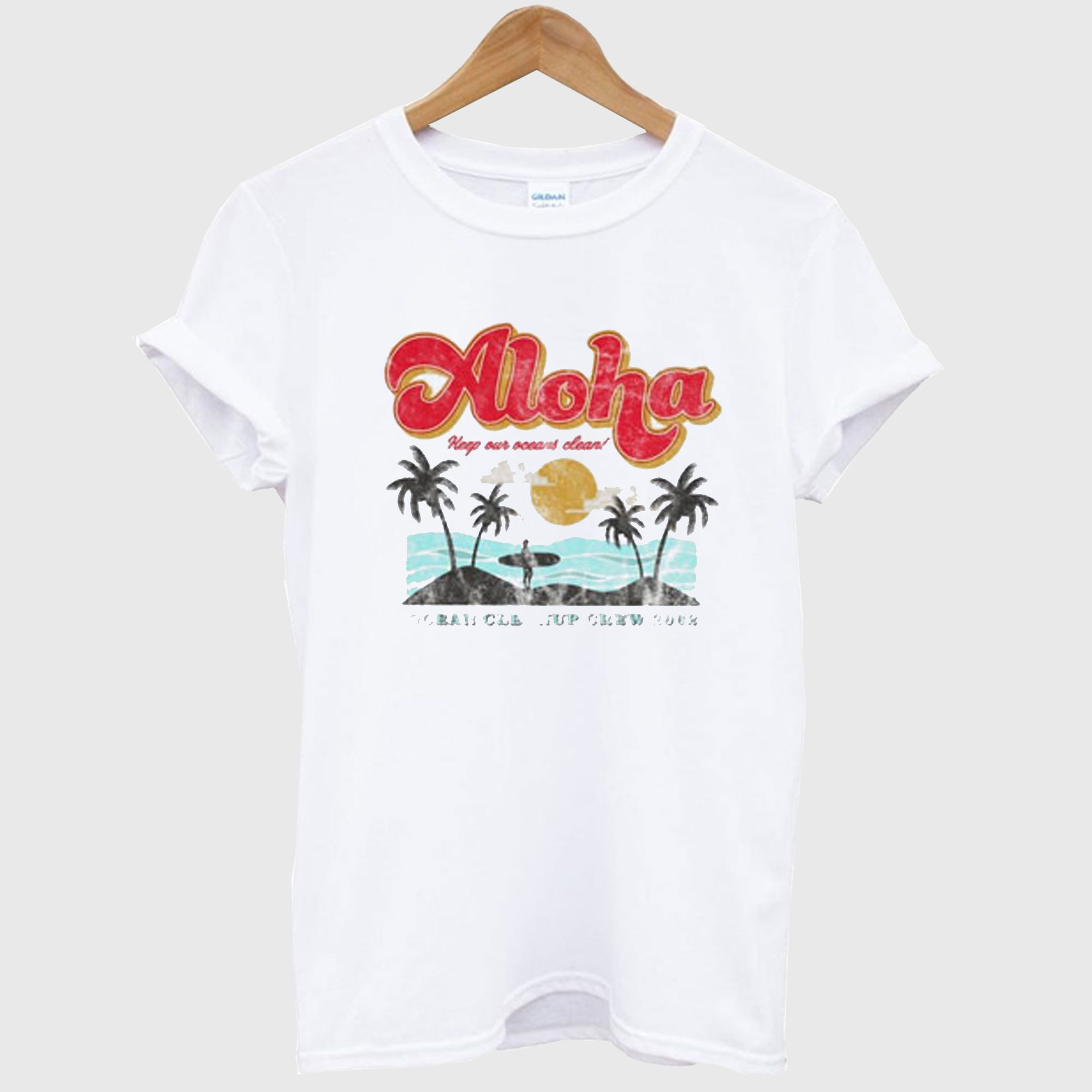 Aloha Keep Our Oceans Clean T shirt