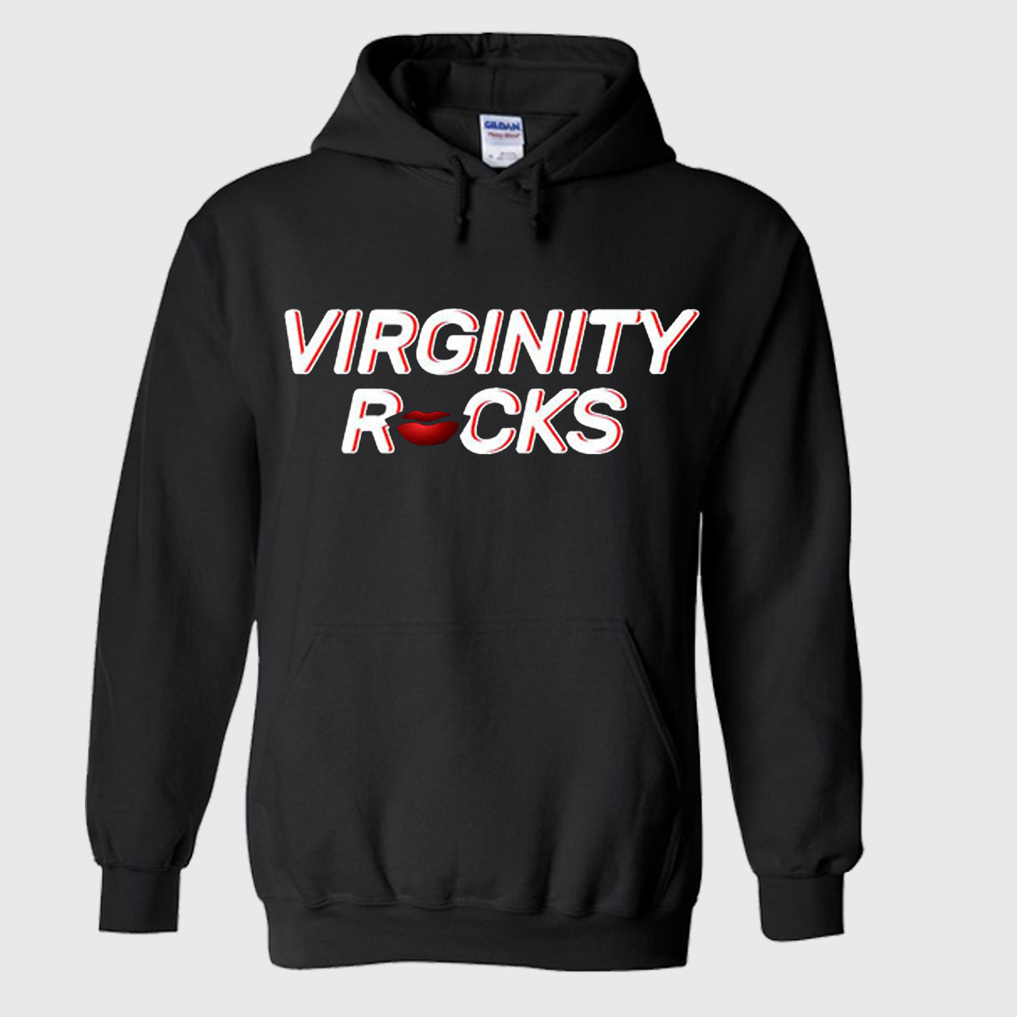 Virginity Rocks Lips Hoodie