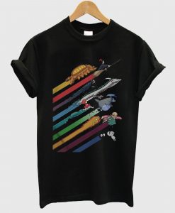 Rainbow Studio Ghibli T shirt