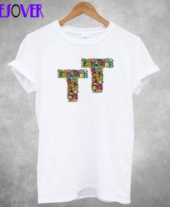 Alphabet Monster Letter T Monogram T-Shirt