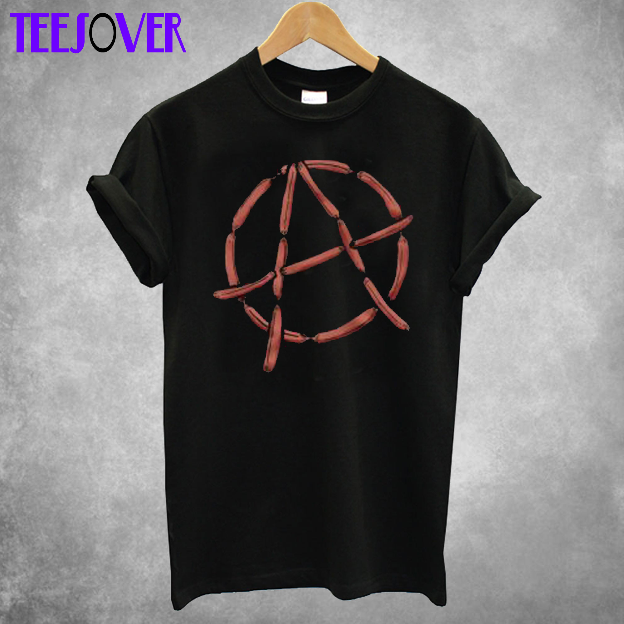 Anarchy Hot Dogs T shirt