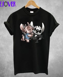 Angel Kissing Stitch Nightmare Before Christmas T-Shirt