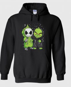 Baby Jack Skellington and Grinch Hoodie