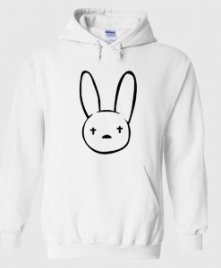 Bad Bunny Face Hoodie