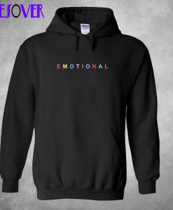 Black Emotional Hoodie