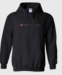 Black Emotional Hoodie