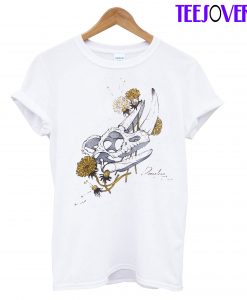 Dandelion With Chameleon Skull T-Shirt