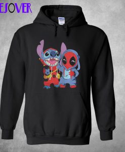 Deadpool And Stitch Hoodie