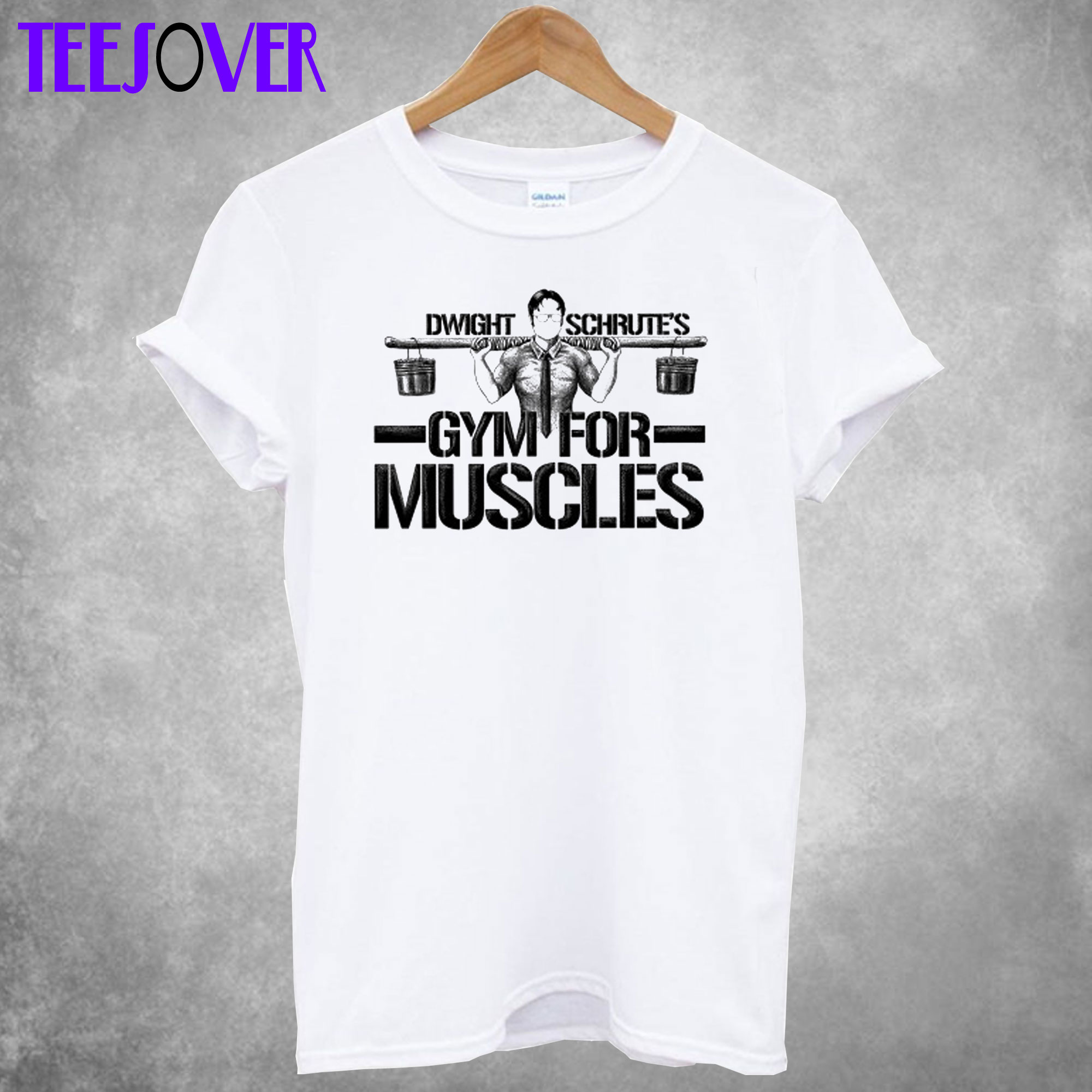 Dwight schrute’s gym for muscles T Shirt