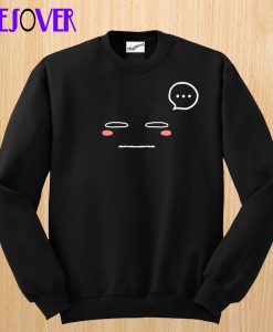 Expression Blank Eyes Sweatshirt