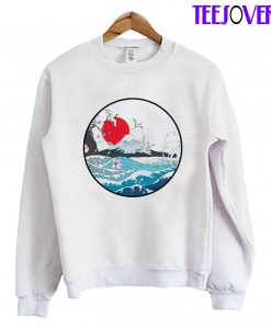 Fuji Mountain Japanese Sweatshirt