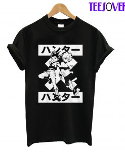 Gon And Killua Fitted Crew Neck T-Shirt